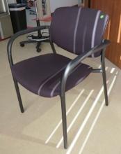 waiting room chairs metal frame black