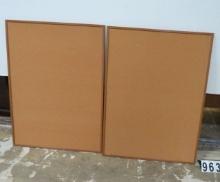 Set of 2- 3'x4' Bulletin Boards