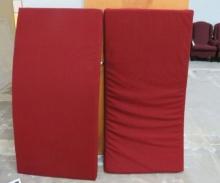 Burgundy Cushion Set of 2, 29"x60"x3"