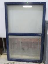 Metal Frame Window w/Glass, 42"x66"