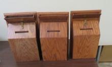 Wooden Suggestion Or Comment Boxes