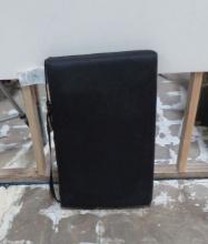 Black Foam Cushion with Strap, 29"x20"