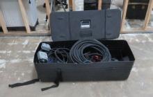 Stage Lighting & Sound System Cables in Rolling Case