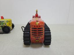 2 Marx Wind Up Tin Toy Tractors