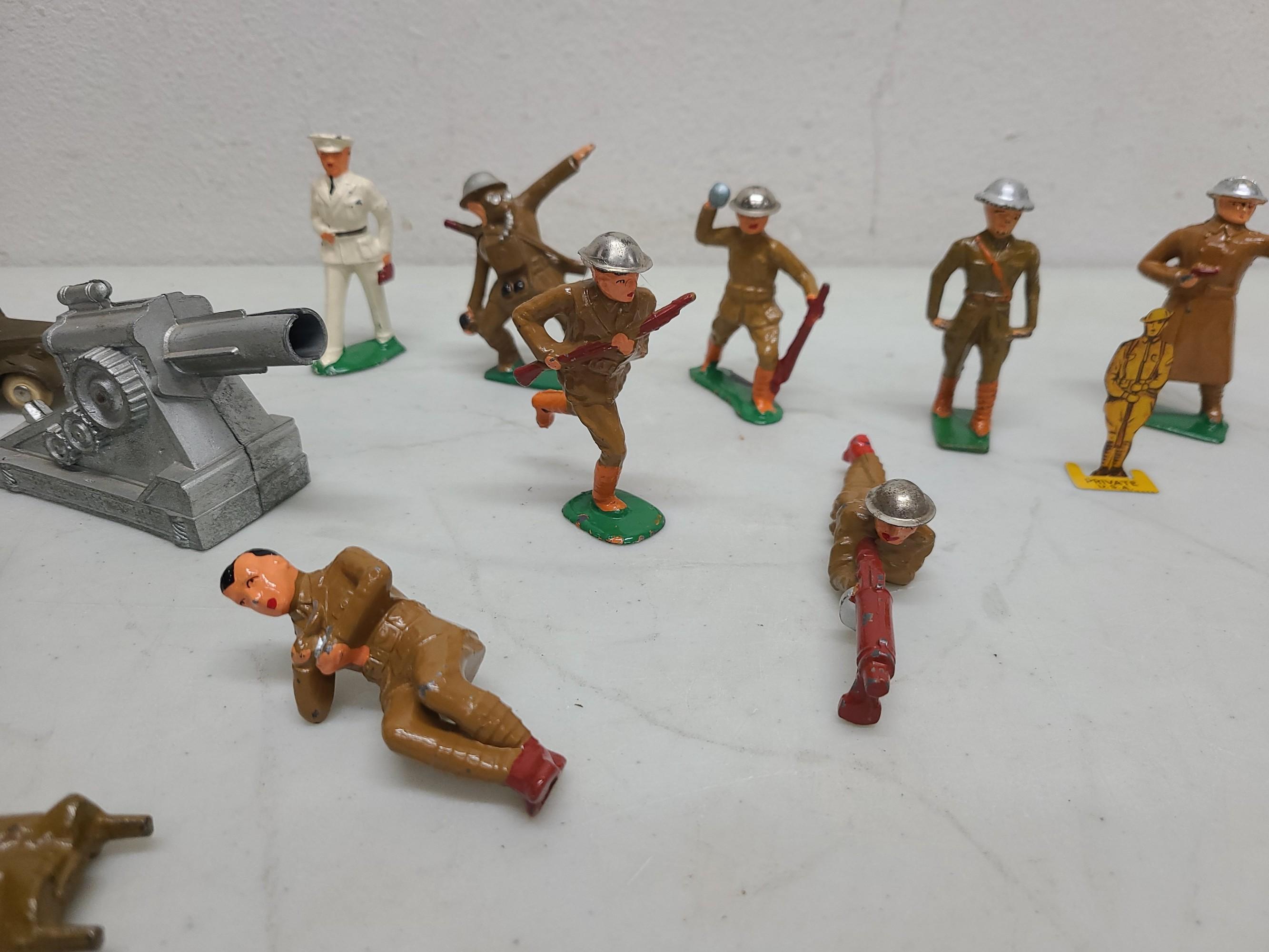 WWI Era Lead Toy Soldiers & More
