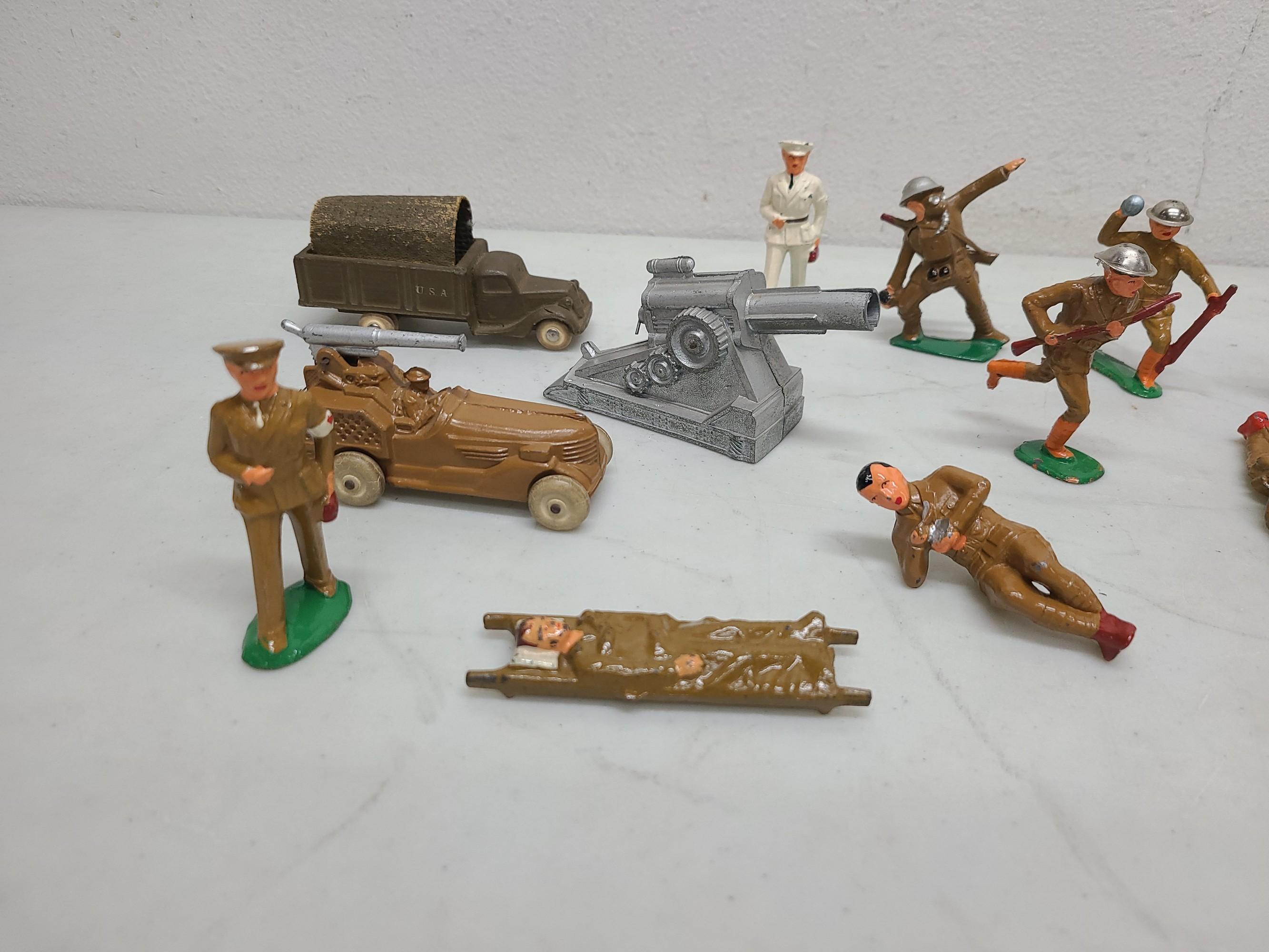 WWI Era Lead Toy Soldiers & More