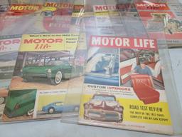 18 1950s Motor Life Magazines