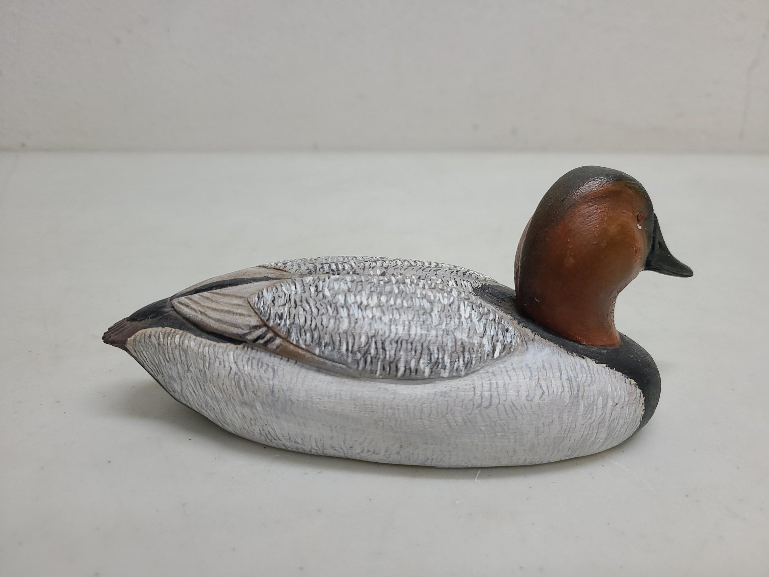 Pair 1982 W Getz Mini Artist Decoys