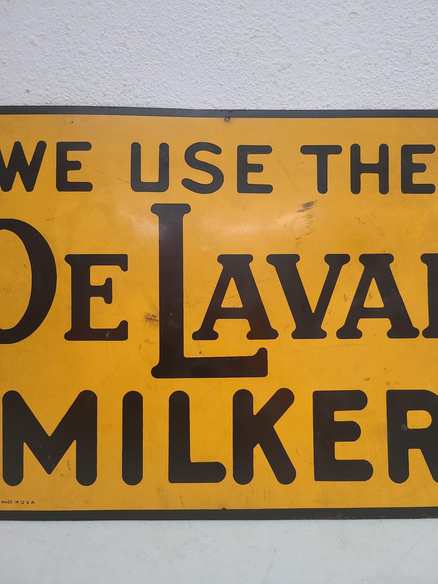 SST, De Laval Milker Sign