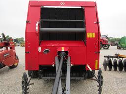 1774 1745 MASSEY FERGUSON / HESSTON RND BALER W/540 PTO WITH MONITOR S/N:AGGMESH0GHK117296