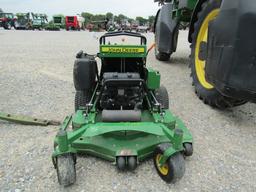 218A-4598 JOHN DEERE QUICK TRAK 652R EFI STANDER ZERO TURN MOWER W/52" DECK 367 HOURS