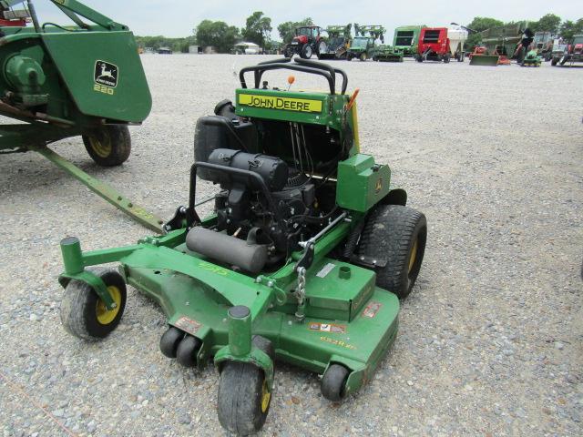 218A-4598 JOHN DEERE QUICK TRAK 652R EFI STANDER ZERO TURN MOWER W/52" DECK 367 HOURS