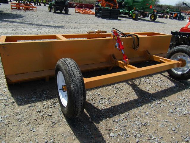 8880 F12 YELLOW INDUSTRIES AMERICA HYD BOX BLADE W/2 TIRES & 1 HYD CYLINDER S/N:F12202329512