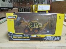 2192 HULNA METAL DIE-CAST TOY BACKHOE LOADER