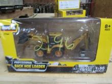 2196 HULNA METAL DIE-CAST TOY BACKHOE LOADER