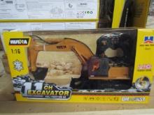 2412 CH11 HULNA DIE CAST EXCAVATOR TOY