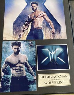 "Wolverine signed and framed action photos