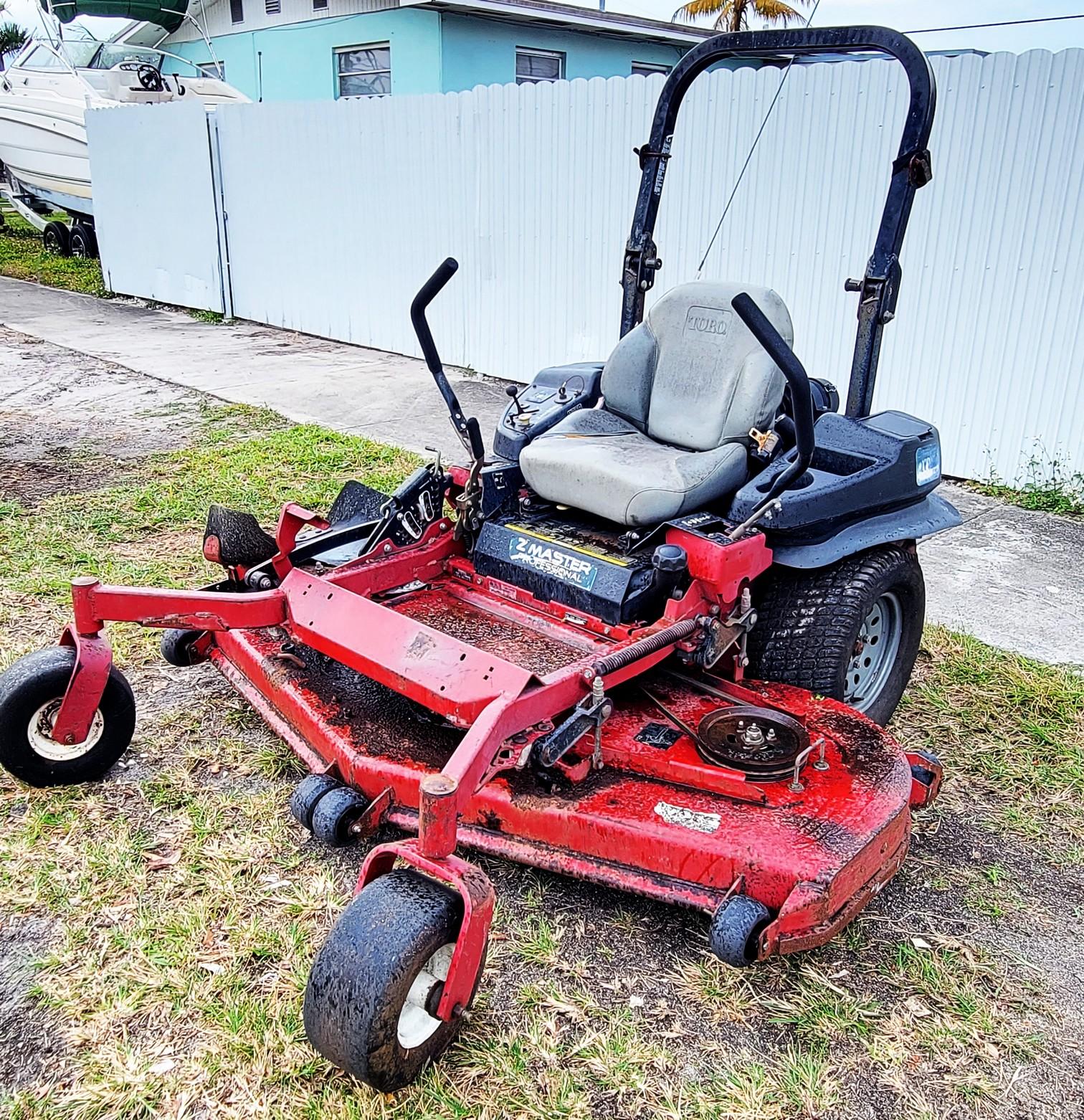 TORO Z-Master 72" Gas Mower Zero Turn Commercial Turf 1755 hours