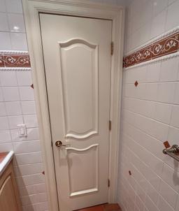 Bathroom Solid Interior Hardwood Door,  24" X 80"