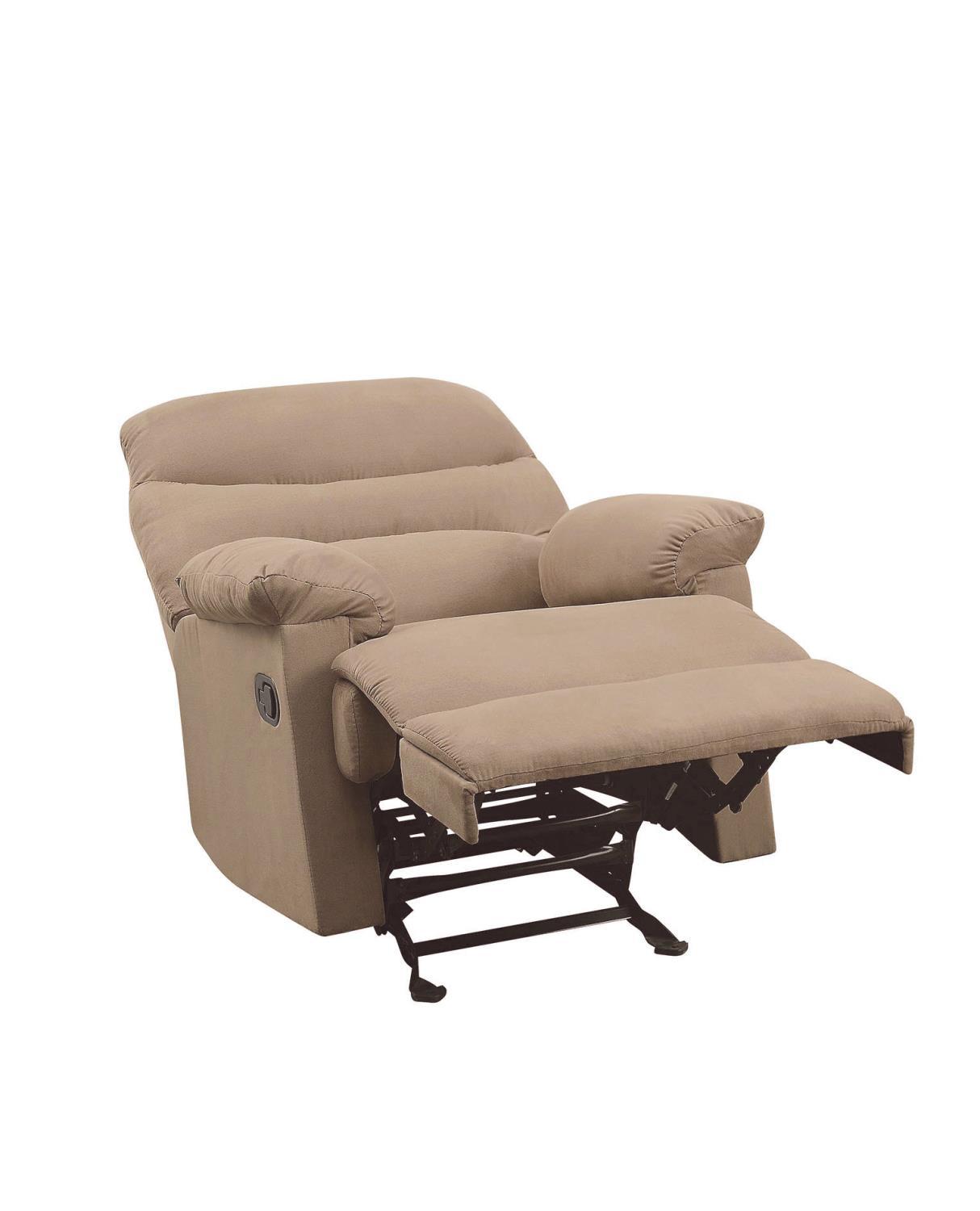 Acme Recliner With Light Brown Microfiber 00627