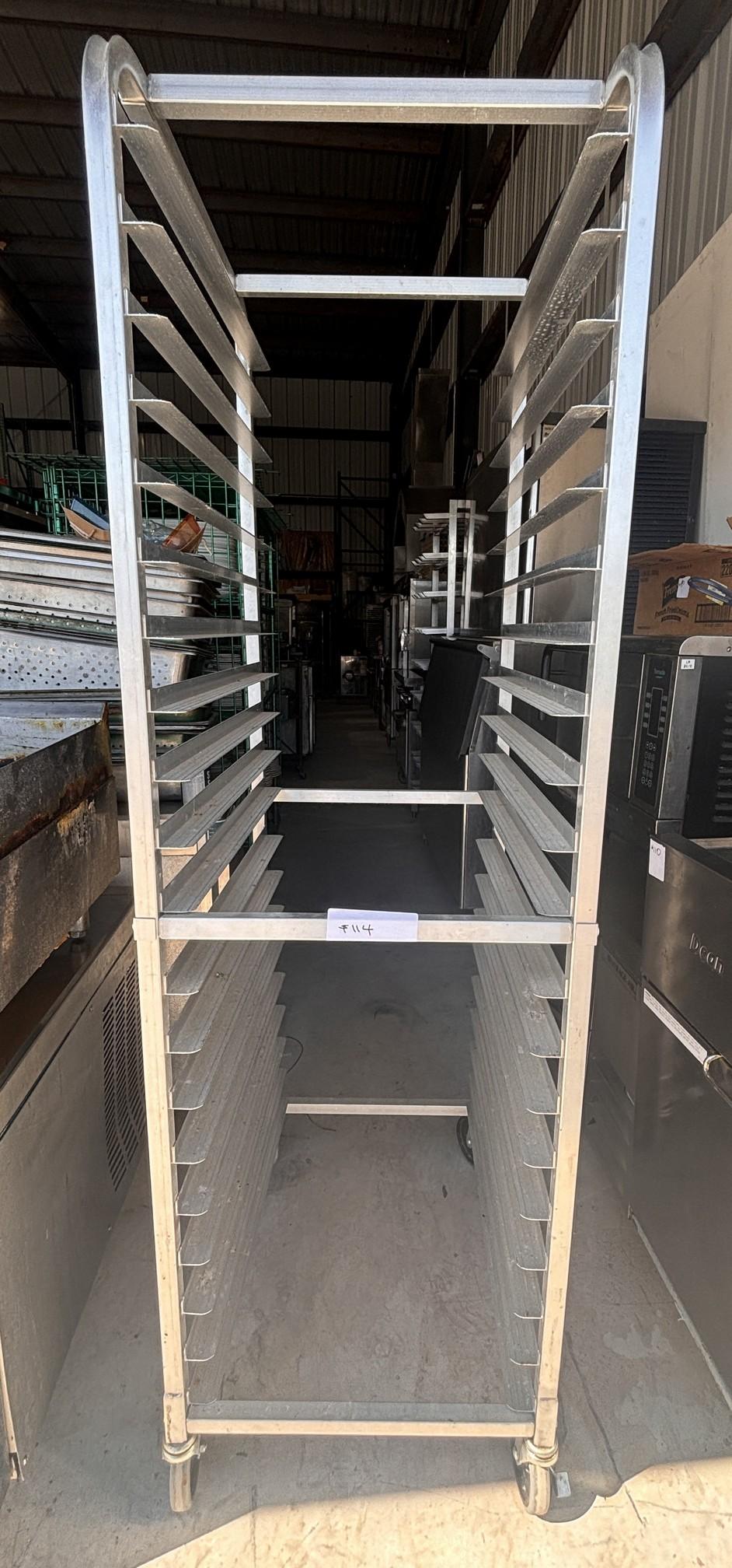 20 Pan Aluminum Sheet Pan Rack on Casters