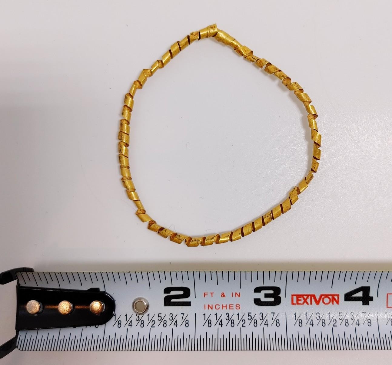 Pre-Columbian Gold Coiled Bracelet Tairona
