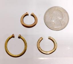 Pre-Columbian Gold Tairona Nose Ring Collection