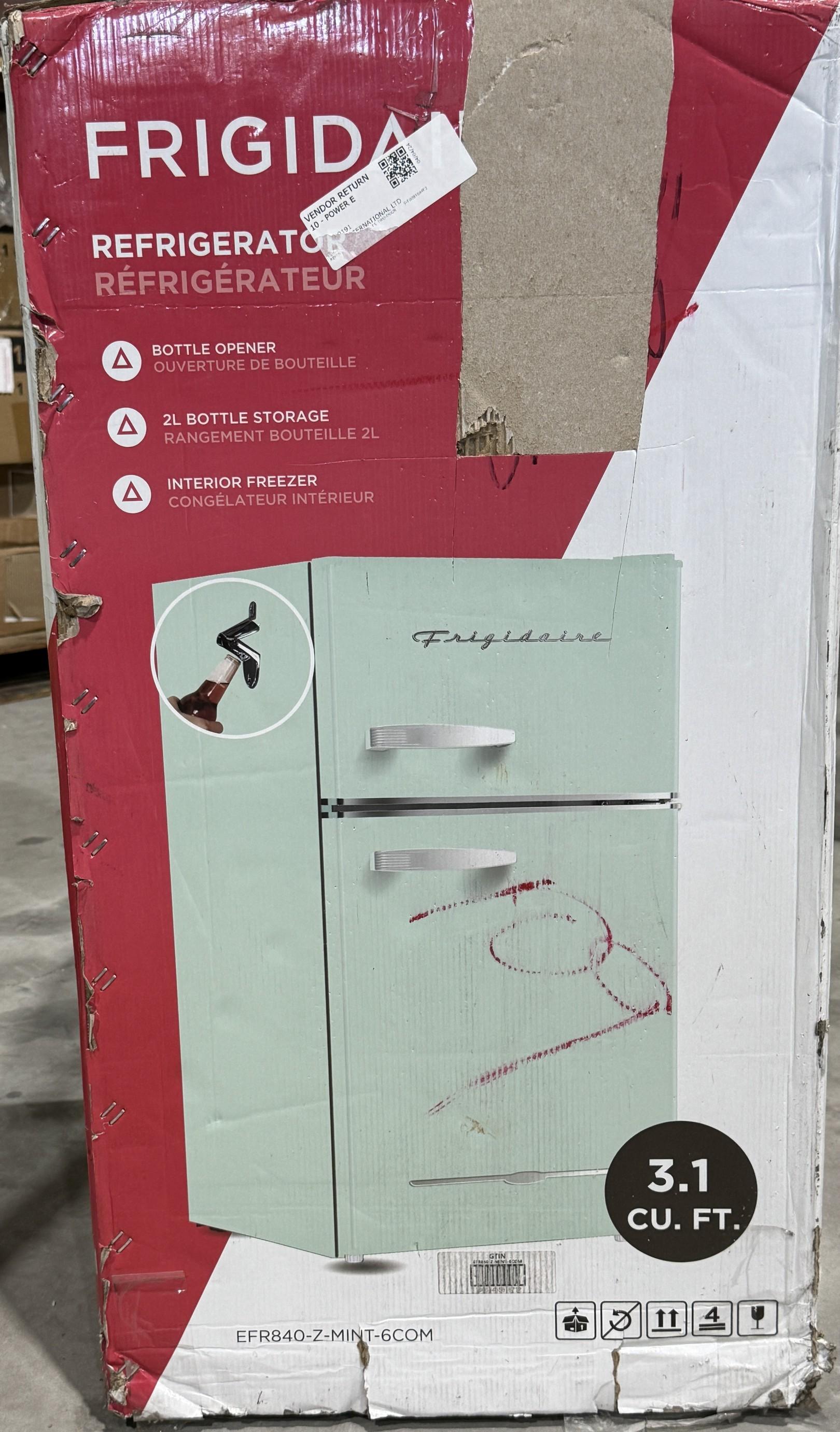 Frigidaire Retro Two-Door Refrigerator - Mint
