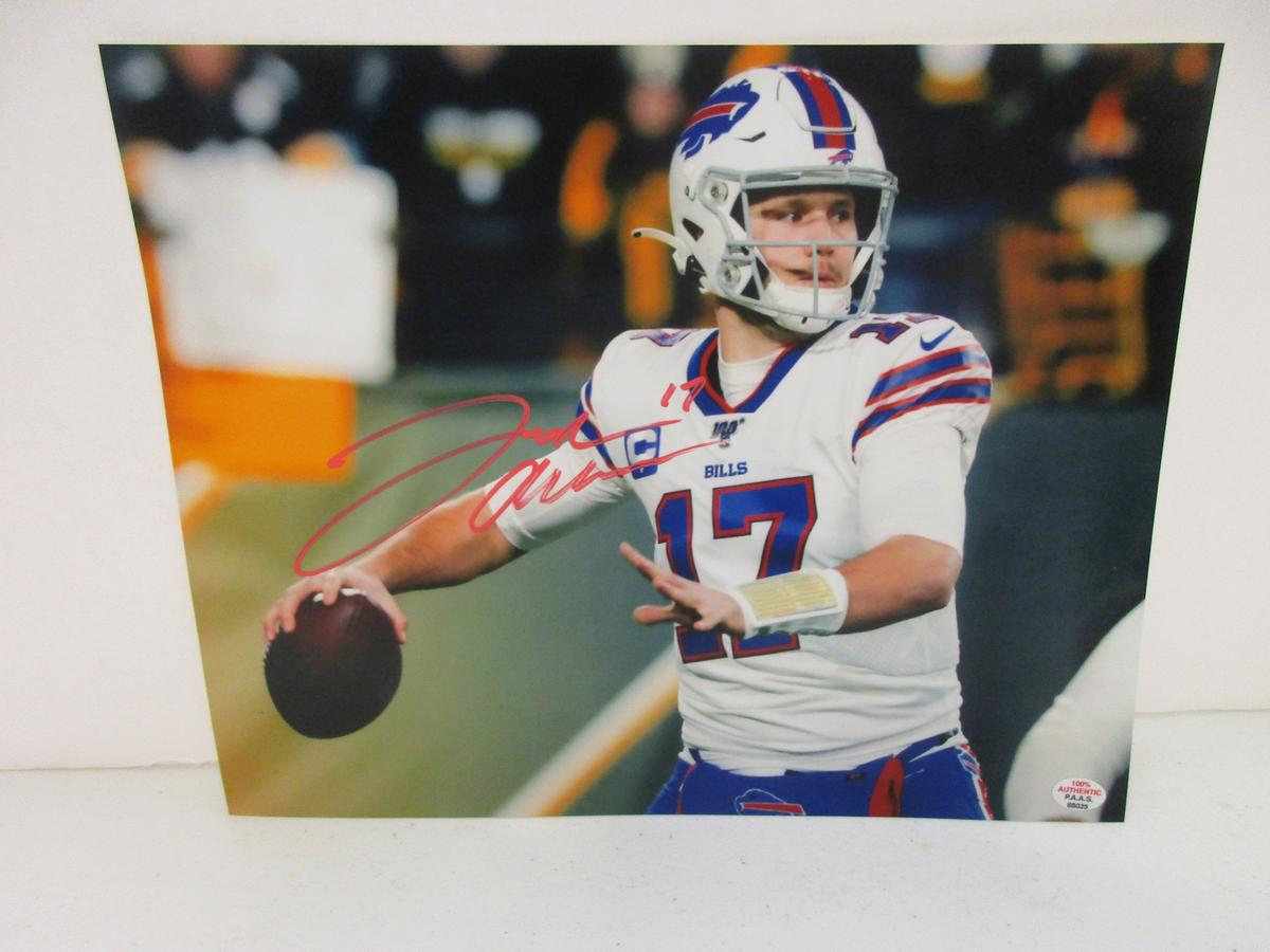 Josh Allen of the Buffalo Bills signed autographed 8x10 photo PAAS COA 035