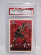 Michael Jordan Chicago Bulls 1999 Upper Deck MVP MJX #190 graded PAAS Gem Mint 10