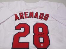 Nolan Arenado of the St Louis Cardinals signed autographed baseball jersey PAAS COA 190