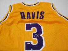 Anthony Davis of the LA Lakers signed autographed basketball jersey PAAS COA 381