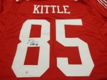 George Kittle of the San Francisco 49ers signed autographed football jersey PAAS COA 339