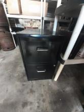 Metal 2 drawer and 3 drawer file cabinets in Black
