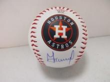 Jose Altuve of the Houston Astros signed autographed logo baseball PAAS COA 134