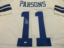 Micah Parsons of the Dallas Cowboys signed autographed football jersey PAAS COA 447