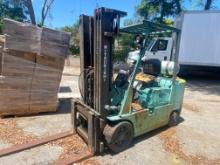 MITSUBISHI Model FGC-30 Propain 3 Stage Fork Lift (Non Operational - NO Key - AS IS) - Please see pi