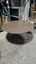 60"R Plywood Table
