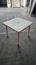 Square 36" Table with Umbrella Hole