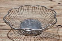 Silver Plated-Round BreadÂ Basket