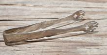 Silver Plated-Food/Ice Tong 8â€�