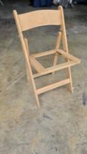 Wood Folding Chair w/o Paint