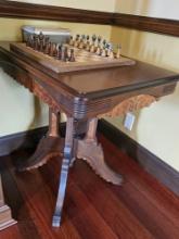 22" x 30" Wood Table (chess board not included)