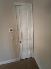 Solid Interior Hardwood Door to Closet, 30" X 96"