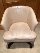 Leather Swivel Chair with 4 Star Basee