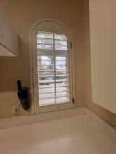 Laundry Room Impact Exterior Window 40" X 26" with Screeen and Shutter