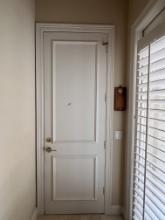 Solid Hardwood Interior Door to Garage, 40" X 96"