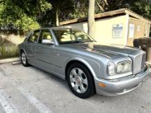 2000 Bentley Arnage Red Label, with 37,000 original miles, Silver Color, Engine and transmission per