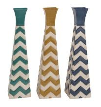 Contemporary And Modern Styled Metal Vase 3 Assorted Home Accent Decor