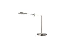 ORE International 15.75" Tall "Luna" Swing Arm Led Desk Lamp KTL-1057AST